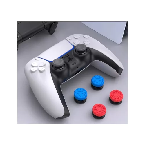 iPega P5029 Szilikon Ujjbetétek PS5/PS4 készülékhez 4 db Piros/Kék