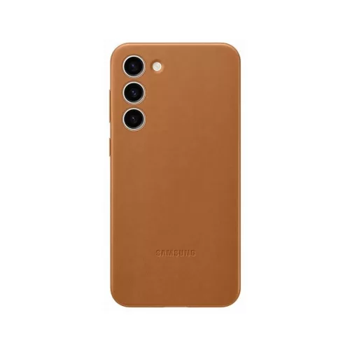 EF-VS916LAE Samsung bőr tok Galaxy S23+ készülékhez tevébarna (Damage Package)