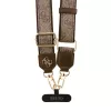 Guess Keresztpánt PU 4G Metal Logo Barna
