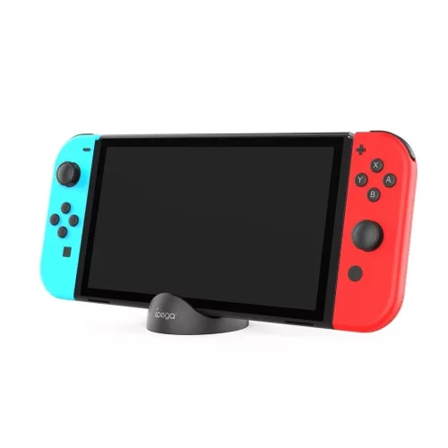 iPega SW2041 Mini töltő dokk Nintendo Switch Lite/Nintendo Switch/Nintendo Switch 2 készülékhez fekete/piros