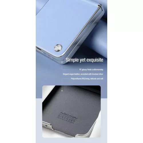 Nillkin CamShield Flip Case Samsung Galaxy Z Flip 6/7 FE készülékhez fehér