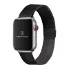 Tactical 351 Loop mágneses rozsdamentes acél szíj Apple Watch 1/2/3/4/5/6/7/8/9/10/SE készülékhez 42/44/45/46mm fekete