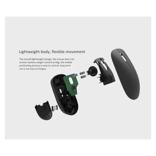 Xiaomi vezeték nélküli egér Lite fekete