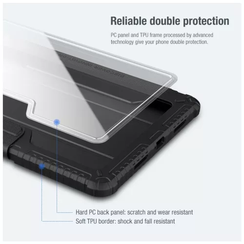 Nillkin Bumper PRO védőállványos tok Xiaomi Pad 6/Pad 6 Pro készülékhez fekete