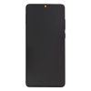 LCD kijelző + érintős egység + elülső tok Huawei P30 készülékhez fekete (Service Pack)