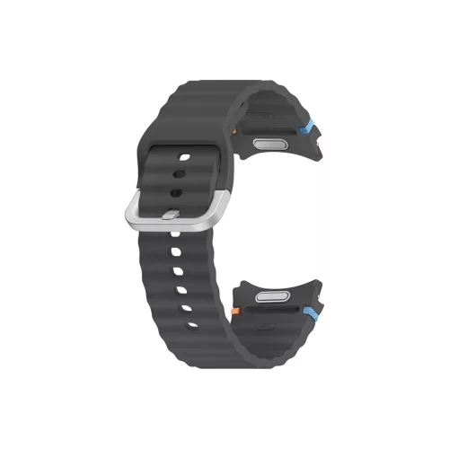 ET-SNL31LBE Samsung Galaxy Watch 4/5/6/7 készülékhez sportos óraszíj 20mm M/L sötétszürke (Damage Package)