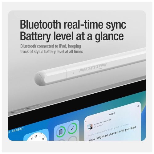 Nillkin érintőtoll iSketch S3 Apple iPad készülékhez fehér