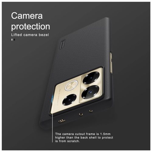 Nillkin Super Frosted hátlaptok for Infinix Note 40 Pro+ 5G készülékhez fekete