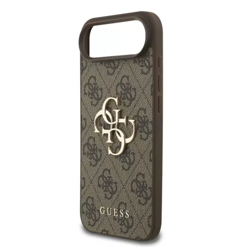 Guess PU 4G Metal Logo Strap tok iPhone 17 Air készülékhez barna