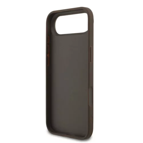 Guess PU 4G Metal Logo Strap tok iPhone 17 Air készülékhez barna