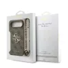 Guess PU 4G Metal Logo Strap tok iPhone 17 Air készülékhez barna