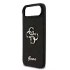 Guess PU Fixed Glitter 4G Metal Logo tok iPhone 17 Air készülékhez fekete