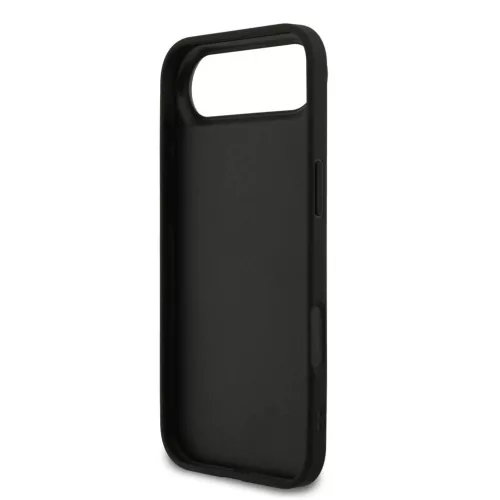 Guess PU Fixed Glitter 4G Metal Logo tok iPhone 17 Air készülékhez fekete