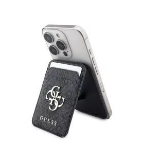 Guess 4G Metal Logo MagSafe Cardslot állvány fekete
