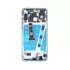 LCD kijelző + érintő egység + elülső burkolat Huawei P30 Lite készülékhez (24MP fényképezéshez) kék