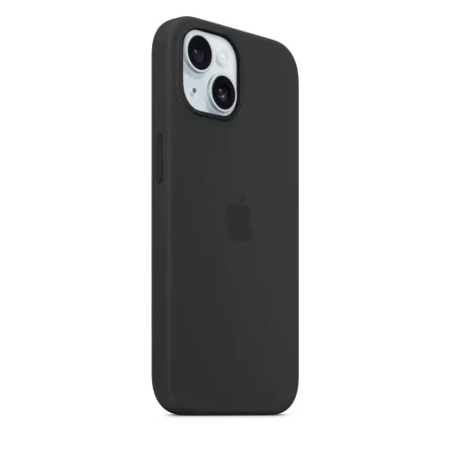 MXPD3ZM/A Apple szilikon Magsafe tok iPhone 15 készülékhez fekete