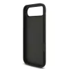 Guess PU 4G Metal Logo Strap hátsó tok iPhone 17 Air készülékhez fekete
