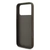 Guess PU 4G Metal Logo Strap hátsó tok iPhone 17 Pro Max készülékhez barna