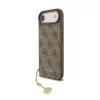 Guess 4G Charm hátsó tok iPhone 17 készülékhez Air Tone on Tone barna