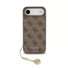 Guess 4G Charm hátsó tok iPhone 17 készülékhez Air Tone on Tone barna