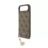 Guess 4G Charm hátsó tok iPhone 17 készülékhez Air Tone on Tone barna