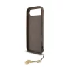 Guess 4G Charm hátsó tok iPhone 17 készülékhez Air Tone on Tone barna