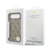 Guess 4G Charm hátsó tok iPhone 17 készülékhez Air Tone on Tone barna
