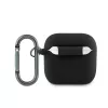 Lacoste Liquid Silicone Croc Logo tok AirPods 4 készülékhez fekete
