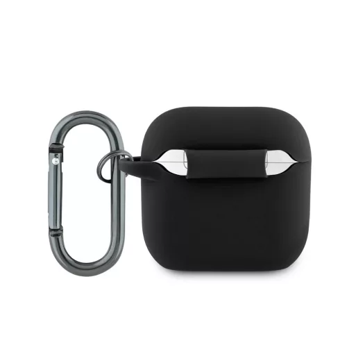Lacoste Liquid Silicone Croc Logo tok AirPods 4 készülékhez fekete