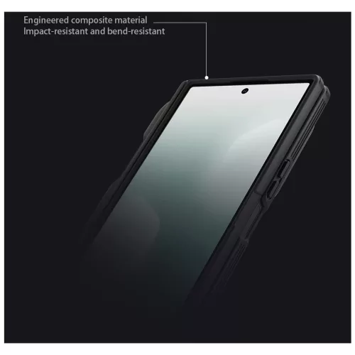 Nillkin CamShield Prop Magnetic Pen Slot hátsó tok Samsung Galaxy Z Fold 7 készülékhez fekete