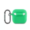 Lacoste Liquid Silicone Croc Logo tok AirPods 4 készülékhez zöld