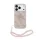 Guess PU 4G Metal Logo Strap tok iPhone 17 Pro készülékhez rózsaszín