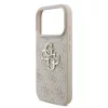 Guess PU 4G Metal Logo Strap tok iPhone 17 Pro készülékhez rózsaszín