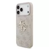 Guess PU 4G Metal Logo Strap tok iPhone 17 Pro Max készülékhez rózsaszín
