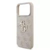 Guess PU 4G Metal Logo Strap tok iPhone 17 Pro Max készülékhez rózsaszín