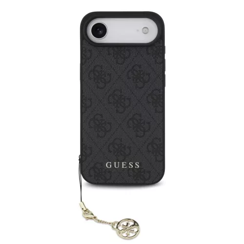 Guess 4G Charm tok iPhone 17 készülékhez Air Tone on Tone szürke