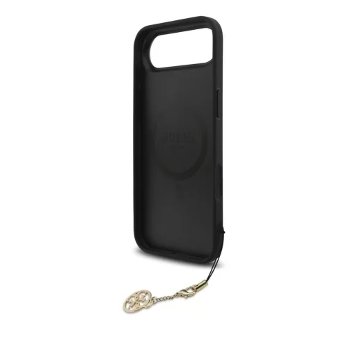 Guess 4G Charm tok iPhone 17 készülékhez Air Tone on Tone szürke