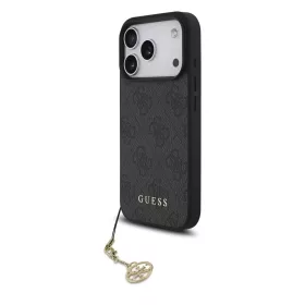   Guess 4G Charm tok iPhone 17 Pro készülékhez Tone on Tone Szürke