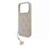 Guess 4G Charm tok az iPhone 17 Pro készülékhez Tone on Tone rózsaszín