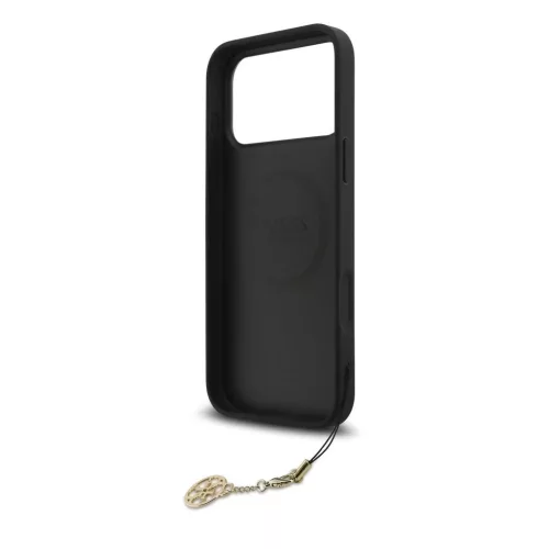 Guess 4G Charm tok iPhone 17 Pro Max készülékhez Tone on Tone szürke