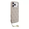 Guess 4G Charm tok iPhone 17 Pro Max készülékhez Tone on Tone rózsaszín