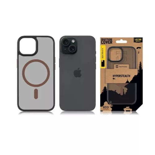 Tactical MagForce Hyperstealth 2.0 tok iPhone 15 készülékhez Moucha Moose fekete