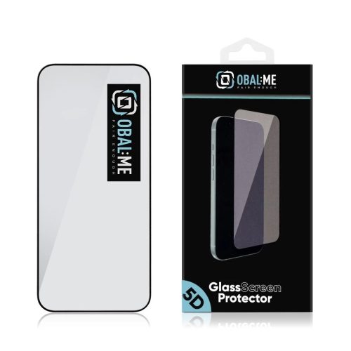 OBAL:ME 5D üveg kijelzővédő Google Pixel 10/10 Pro készülékhez fekete