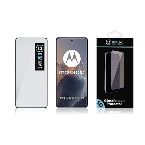 OBAL:ME 5D üvegkijelzővédő Motorola Edge 60/60 Pro/60 Fusion készülékhez fekete