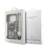 Guess IML Flowers Strap MagSafe tok iPhone 17 Pro készülékhez fekete