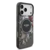 Guess IML Flowers Strap MagSafe tok iPhone 17 Pro Max készülékhez fekete