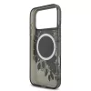 Guess IML Flowers Strap MagSafe tok iPhone 17 Pro Max készülékhez fekete