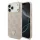 Guess PU bőr 4G Triangle Logo Gold Frame MagSafe tok iPhone 17 Pro Max készülékhez rózsaszín