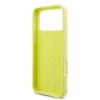 Guess Liquid Silicone 4G Metal Logo tok iPhone 17 Pro Max készülékhez sárga