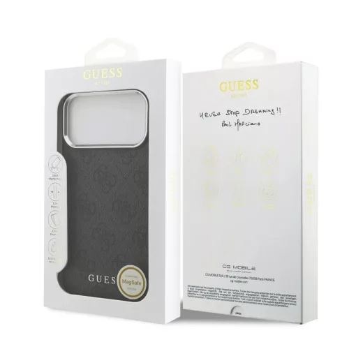 Guess 4G MagSafe tok iPhone 17 Pro Max készülékhez fekete